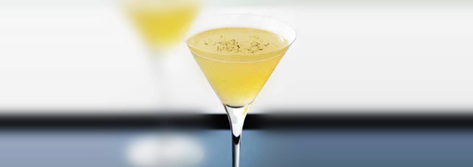 Black Truffles Martini Cocktail