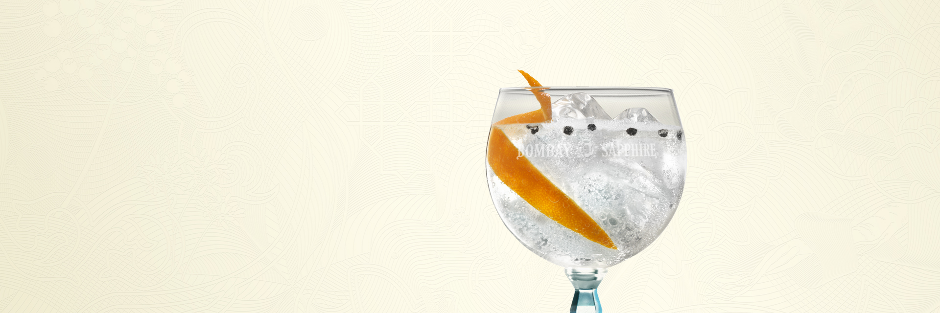 BOMBAY SAPPHIRE ORANGE & PEPPERCORN TWIST